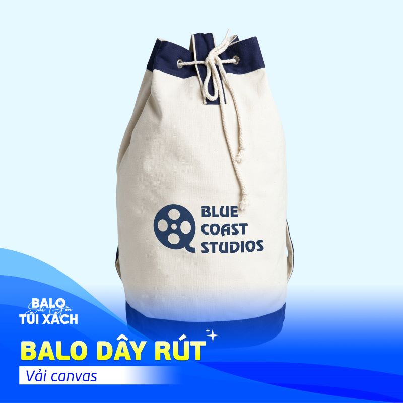 Balo dây rút vải Canvas