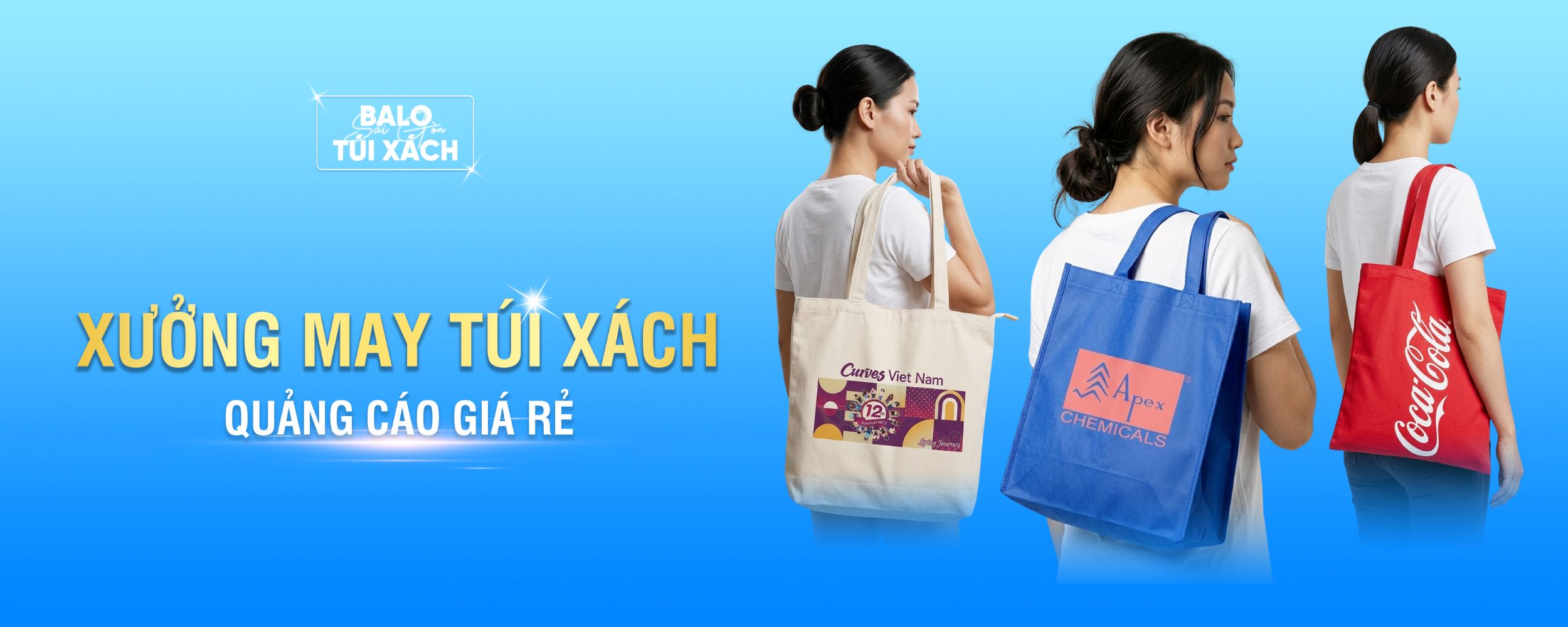 Balo Túi Xách Sài Gòn - Xưởng may túi xách quảng cáo theo yêu cầu