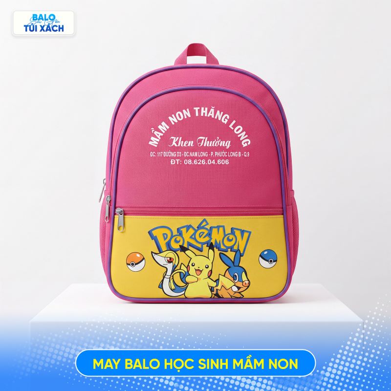 May balo học sinh mầm non