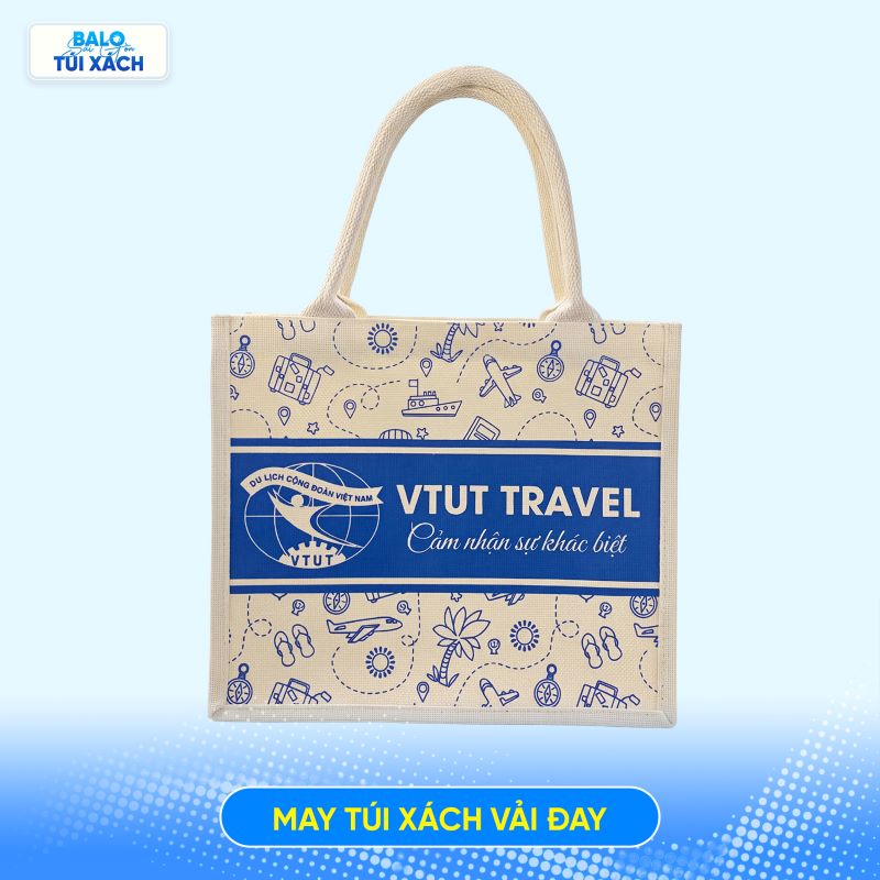 May túi xách vải đay