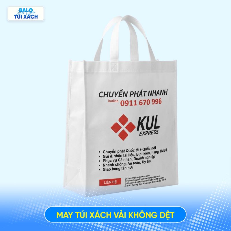 May túi xách vải không dệt