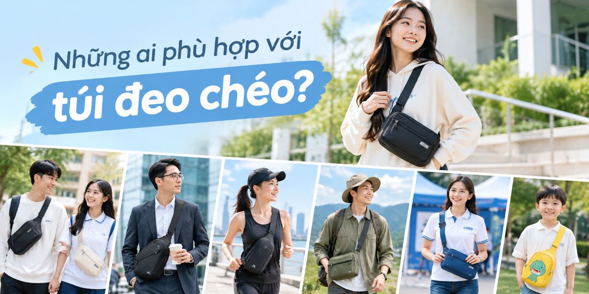 những ai phù hợp với túi đeo chéo