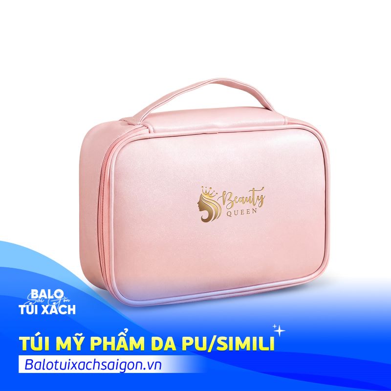 Túi mỹ phẩm da PU/Simili