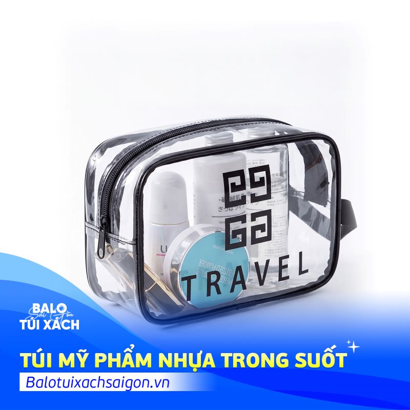 Túi mỹ phẩm nhựa trong suốt