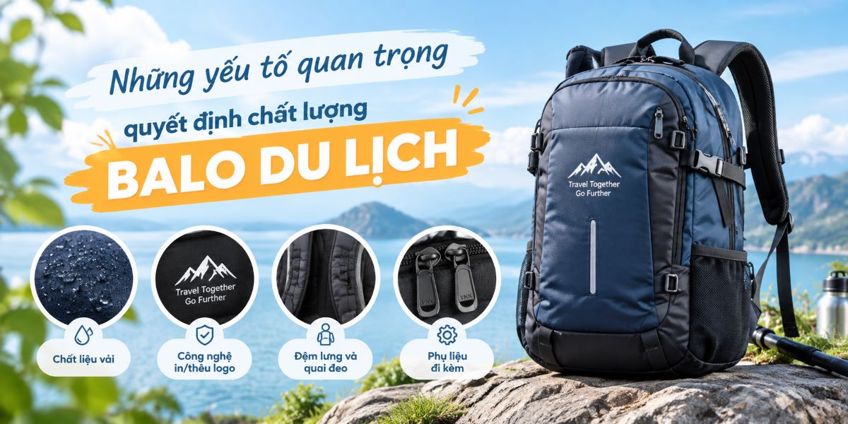 yếu tố quyết định chất lượng balo du lịch