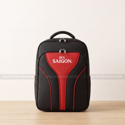 Balo học sinh in logo Bia Saigon làm quà tặng 1
