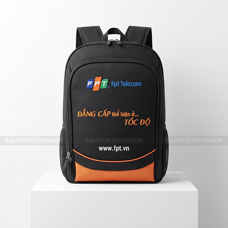 Balo học sinh in logo FPT Telecom 1