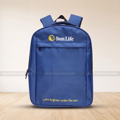 Balo học sinh in logo Sunlife 1