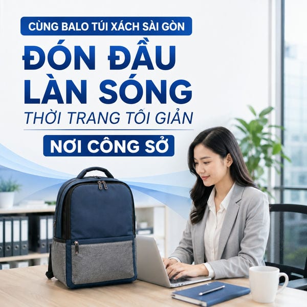 Cùng Balo Túi Xách Sài Gòn đón đầu làn sóng thời trang tối giản nơi công sở