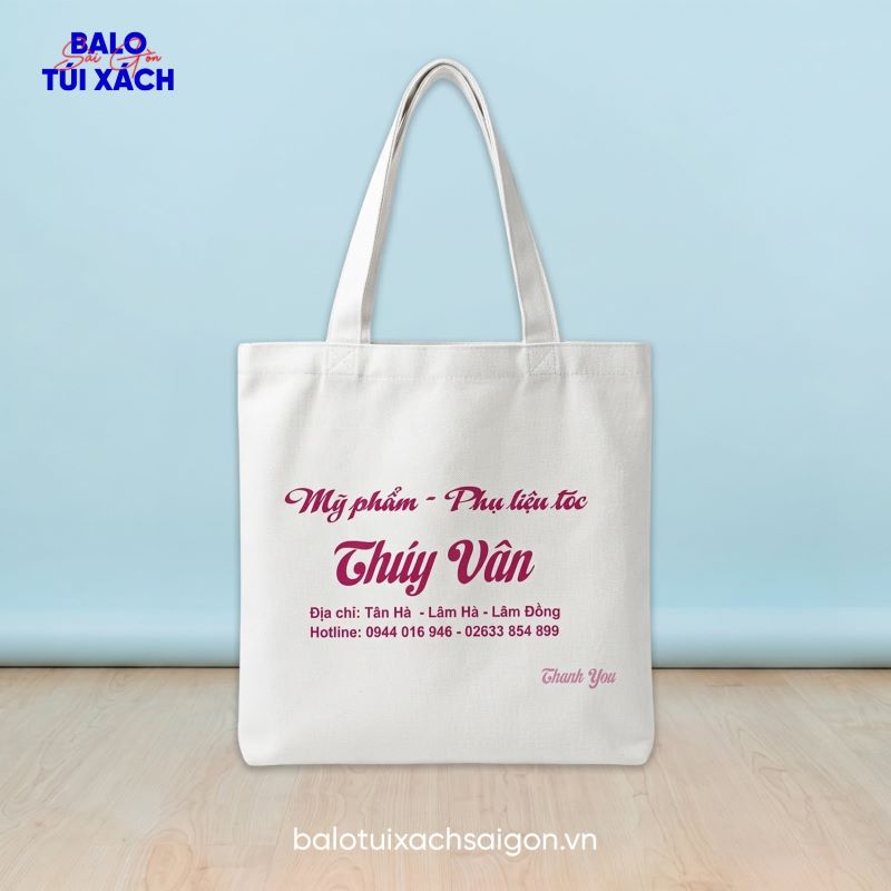 Dòng sản phẩm túi canvas quà tặng nổi bật tại Balo Túi Xách Sài Gòn 15