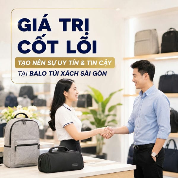 Giá trị cốt lõi tạo nên sự uy tín và tin cậy tại Balo Túi Xách Sài Gòn
