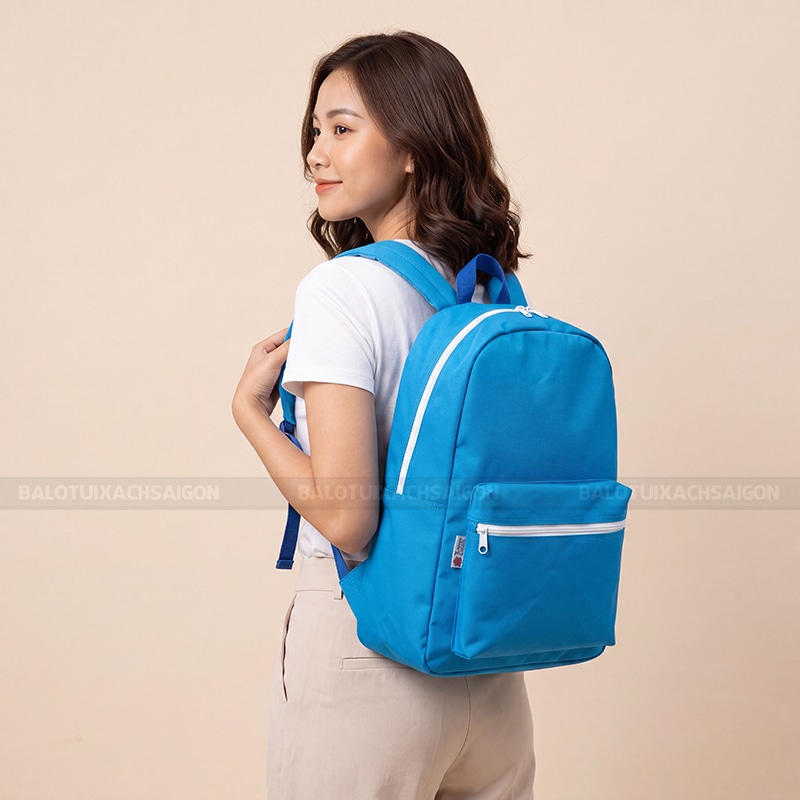 May balo học sinh cấp 2 theo yêu cầu 2