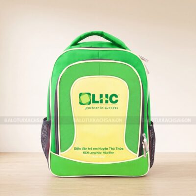 May balo học sinh in logo giá rẻ 1